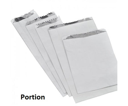 Hot Food Foil Bags Plain Portion