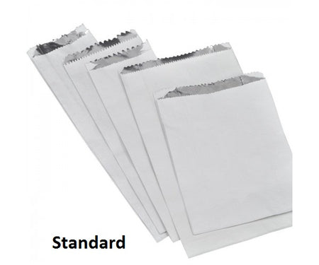 Hot Food Foil Bags Plain Standard