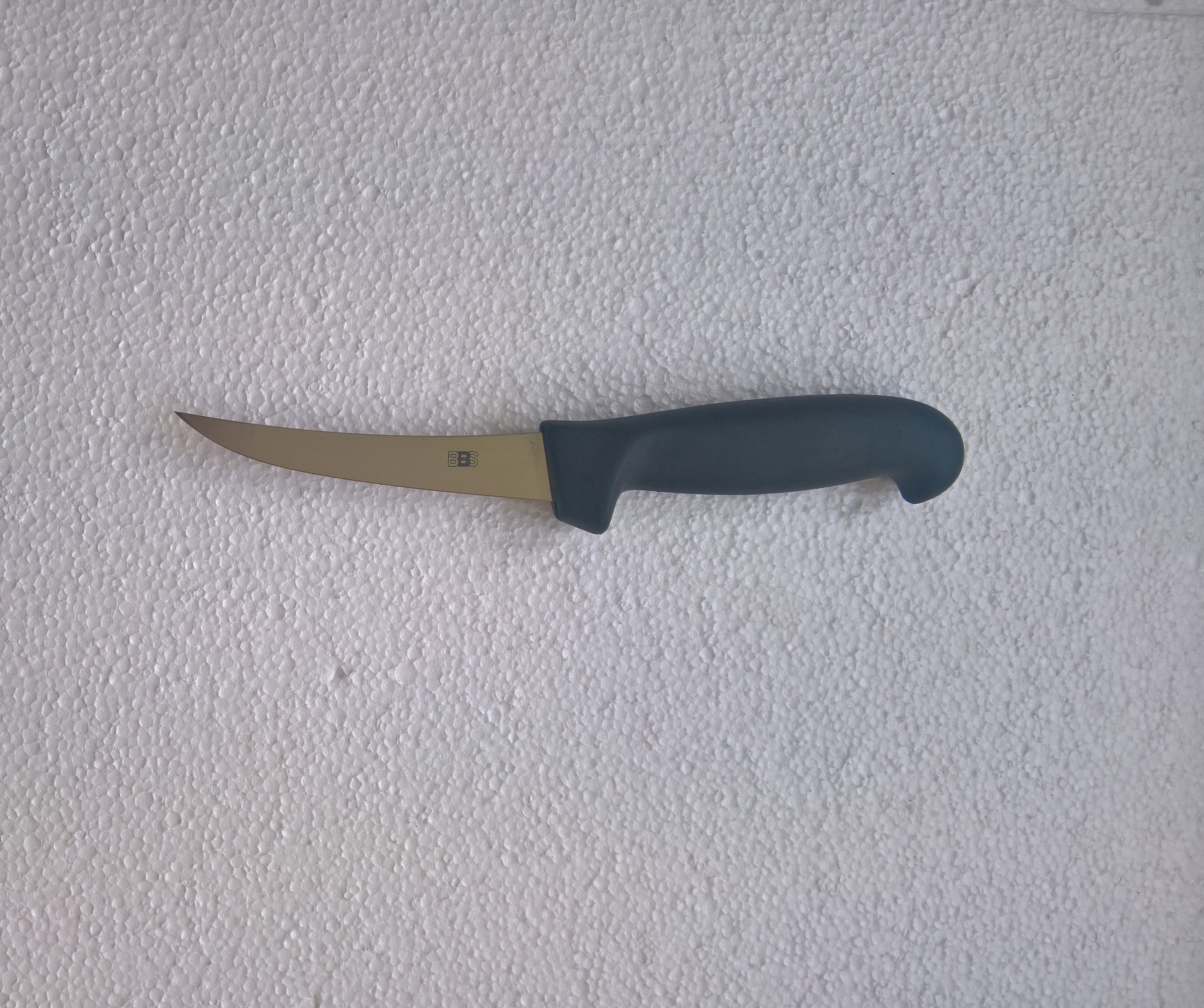 Icel Curved Rigid Boning Knife 5" Black