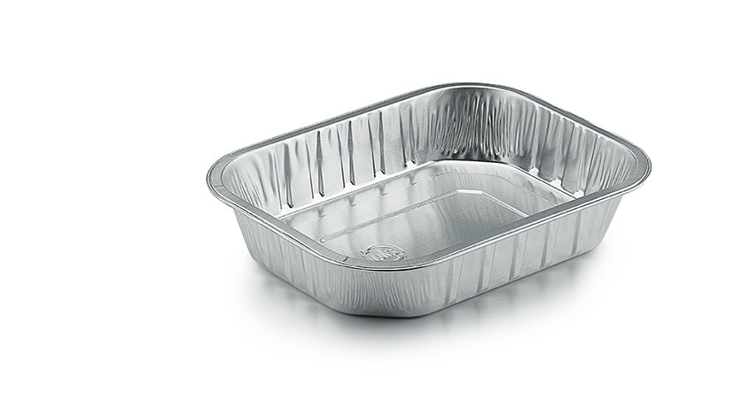 Aluminium Smoothwall Foil Tray - 178 x 136 x 45mm