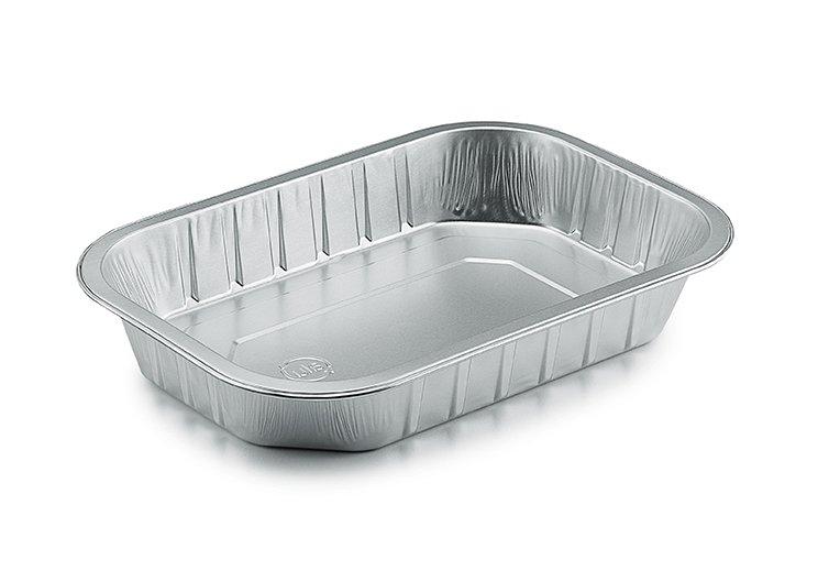 Aluminium Smoothwall Foil Tray - 220 x 150 x 34mm
