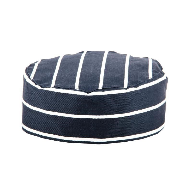 Chefs Skull Cap Stripe
