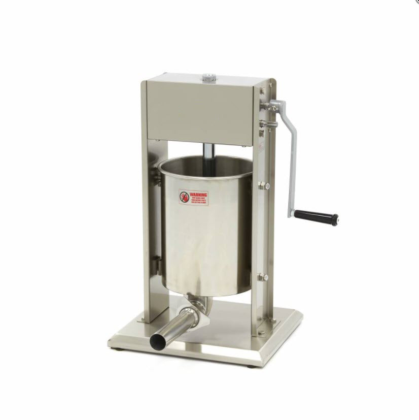 Sausage Filler 10L Vertical Stainless Steel 4 Filling Tubes