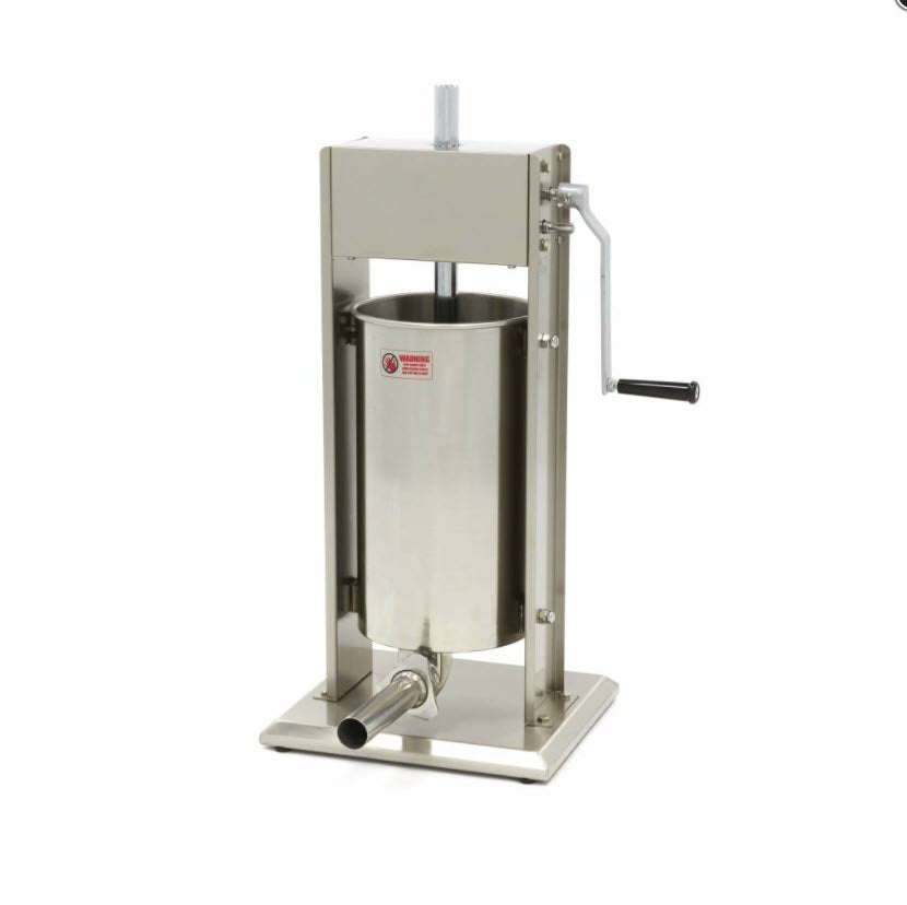 Sausage Filler 15L - Vertical - Stainless Steel - 4 Filling Tubes