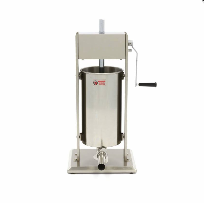 Sausage Filler 15L - Vertical - Stainless Steel - 4 Filling Tubes