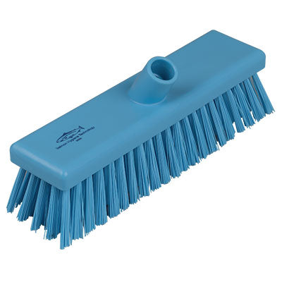 Stiff Flat Sweeping Broom 300mm Blue