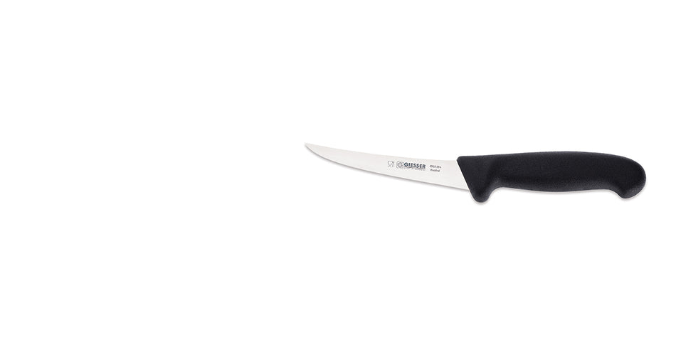 Giesser Curved Rigid Boning knife 5” Black