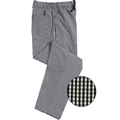 Unisex Chefs Trousers Black And White Check