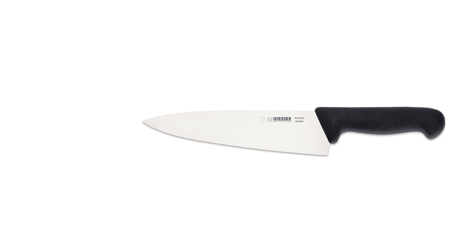 Giesser Wide Blade Chefs Knife 8” Black