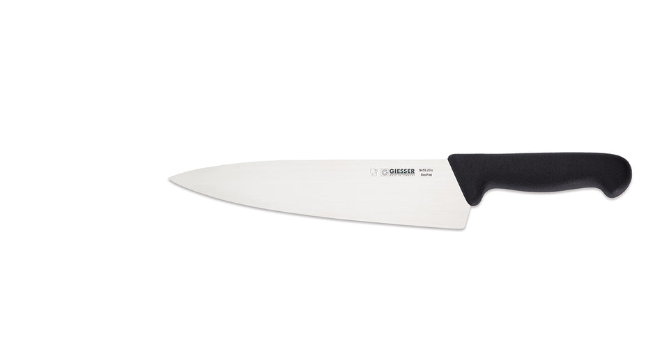 Giesser Wide Blade Chefs Knife 9" Black