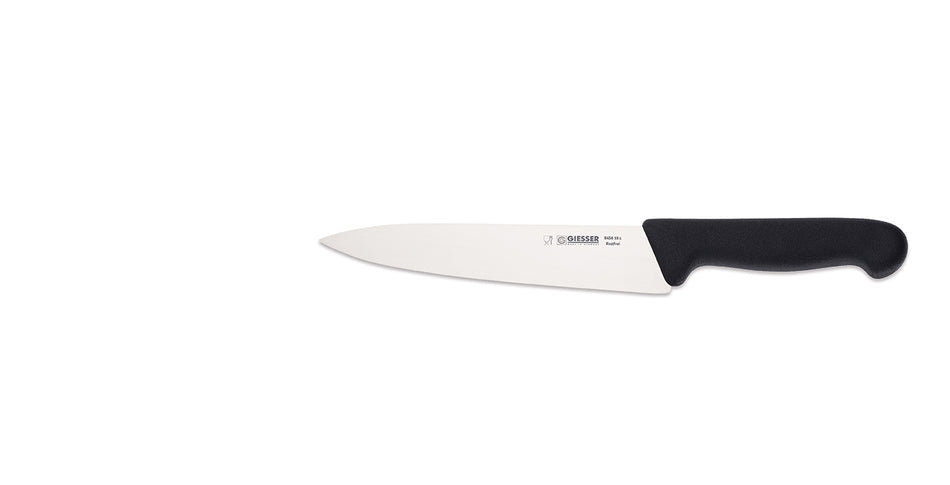 Giesser Narrow Blade Chefs Knife 7” Black