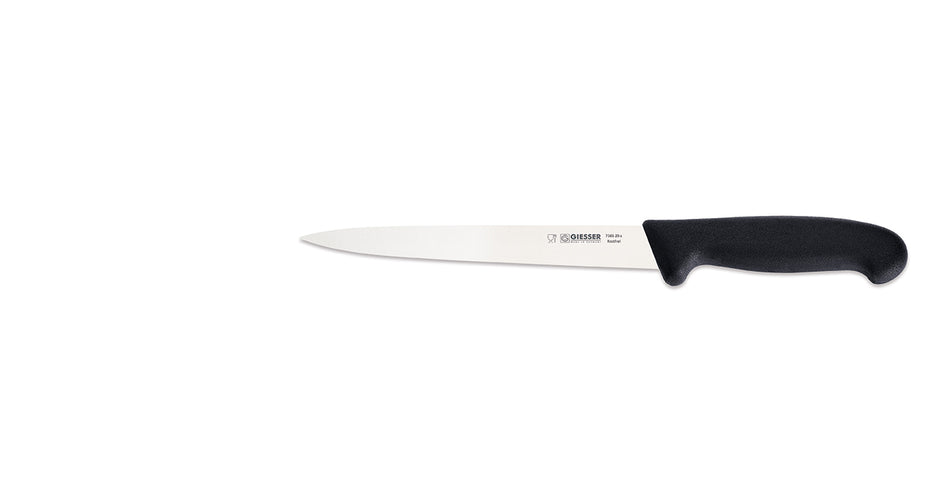 Giesser Highly Flexible Filleting Knife 8" Black