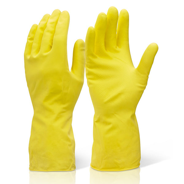 Household Latex Glove Yellow
