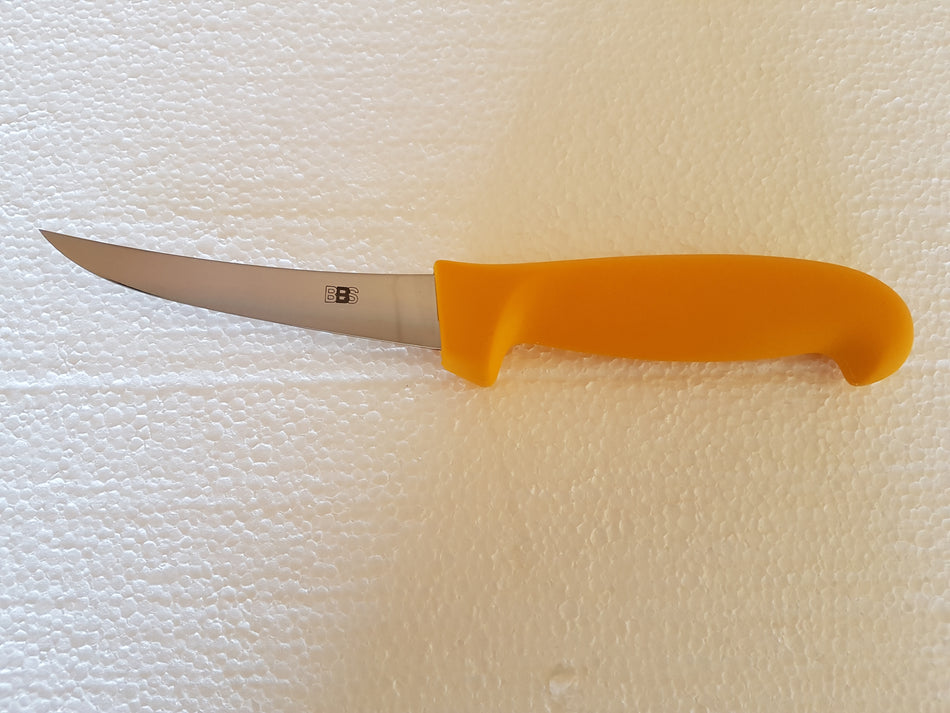 Icel Curved Rigid Boning Knife 5" Yellow