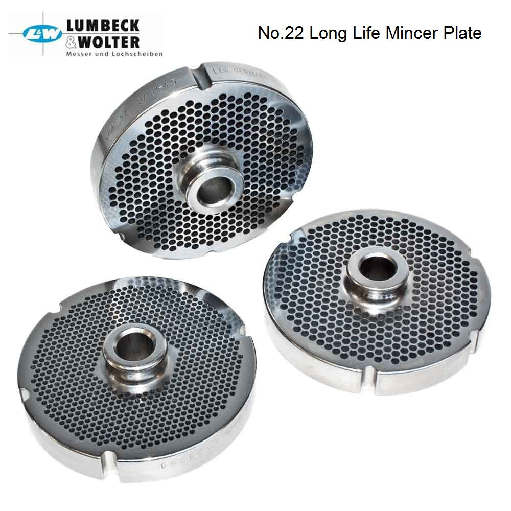 L&W Long Life Mincer Plate 22
