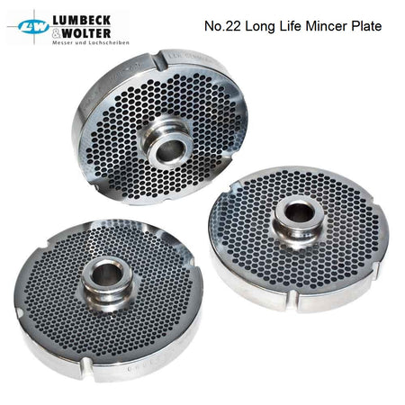 L&W Long Life Mincer Plate 22