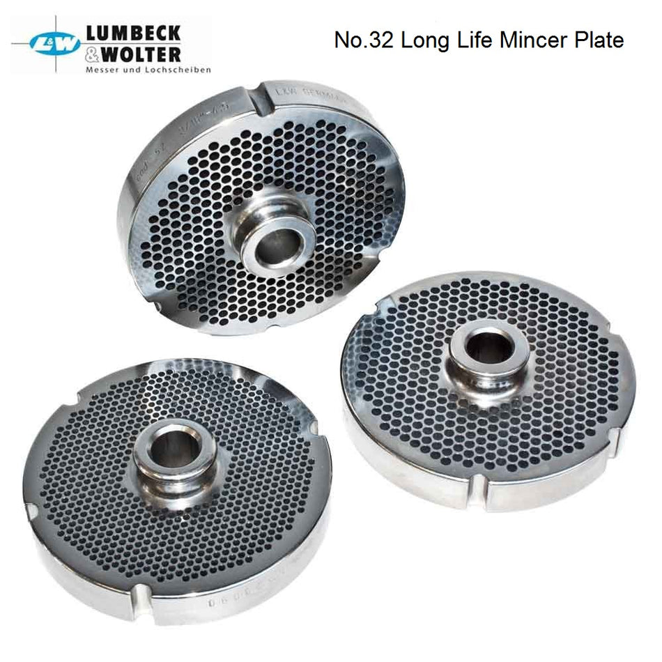 L&W Long Life Mincer Plate 32