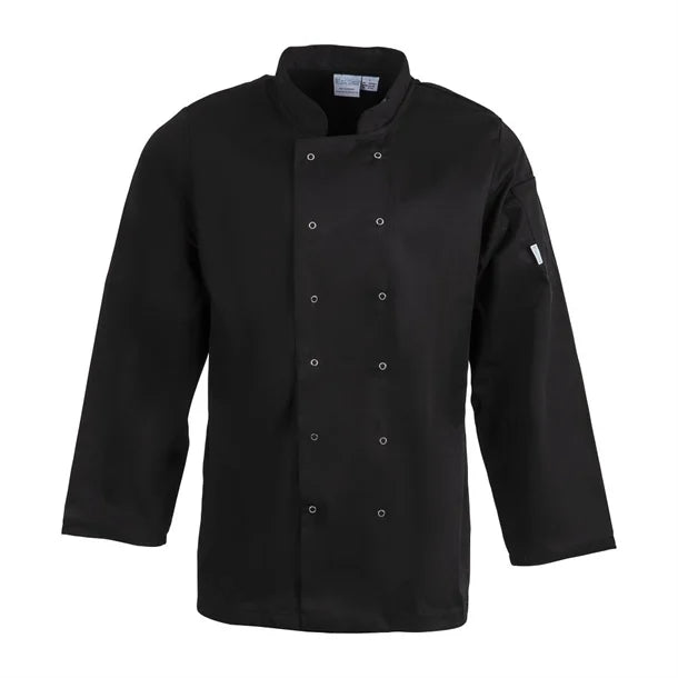 Chefs Jacket Long Sleeve Black