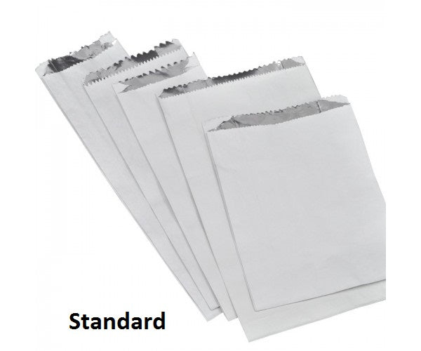 Hot Food Foil Bags Plain Standard