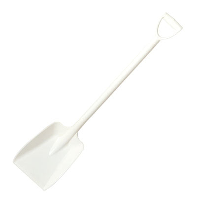 'D' Grip Shovel Small White