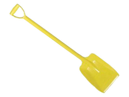 'D' Grip Shovel Small Yellow