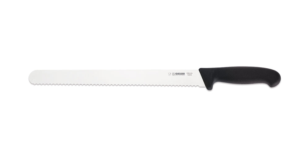 Giesser Serrated Slicing knife 12” Black