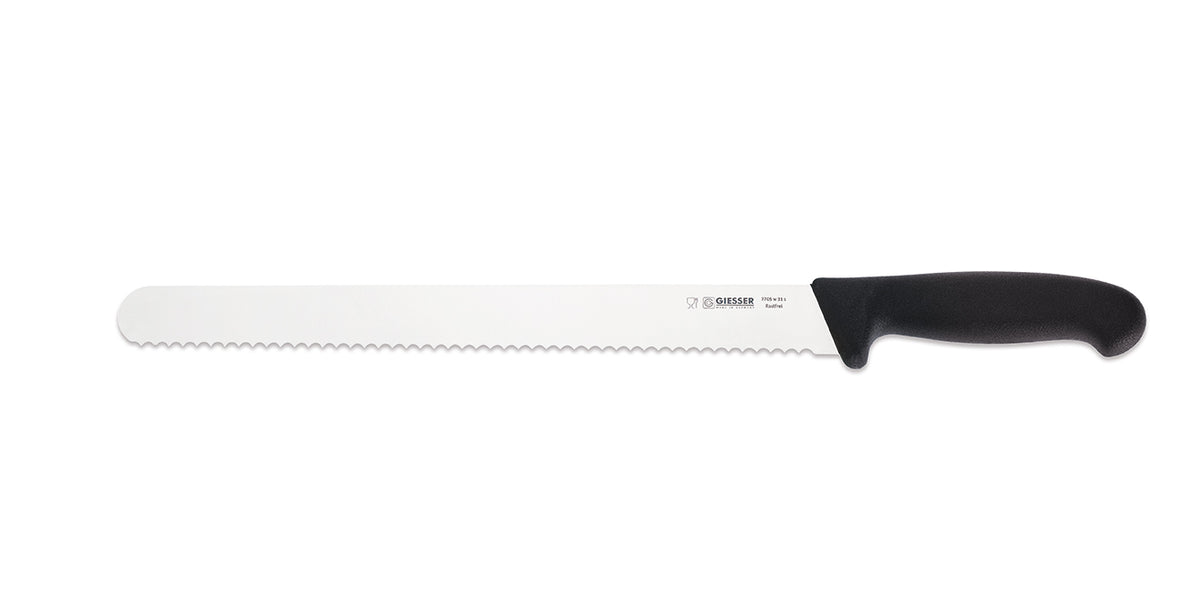 Giesser Serrated Slicing knife 12” Black