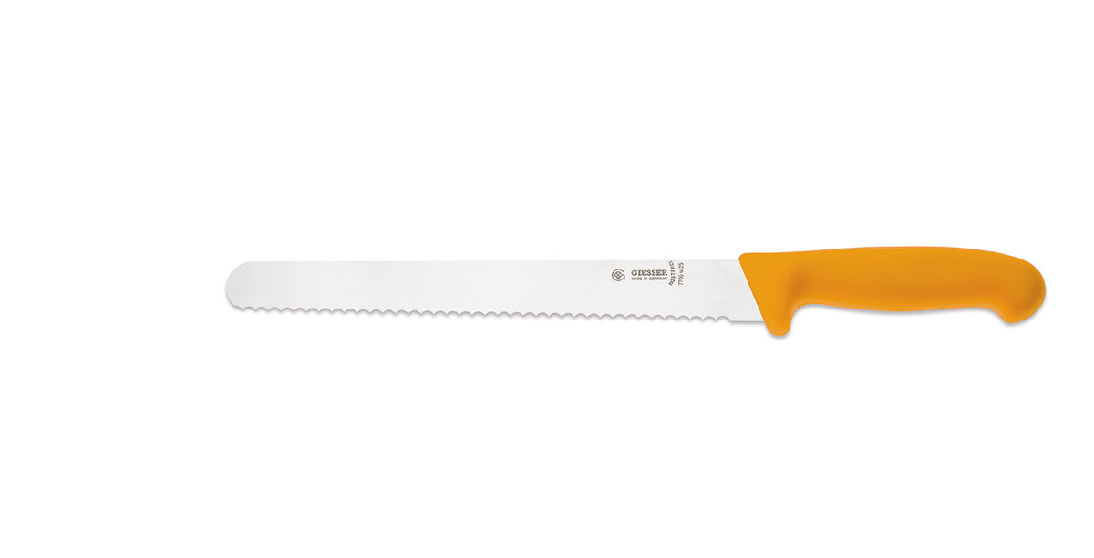 Giesser Serrated Slicing knife 10” Yellow