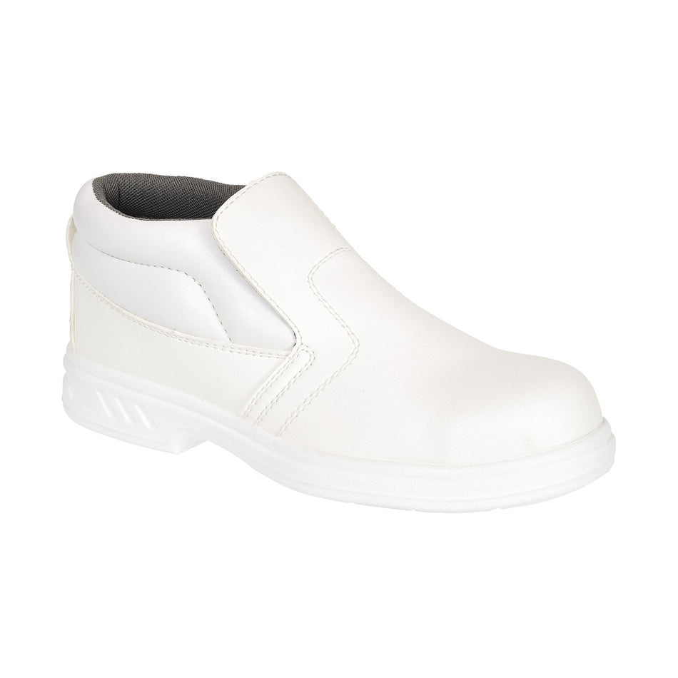 Slip On Safety Boot White