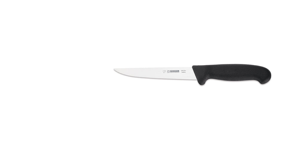 Giesser Straight Boning Knife 6” Black