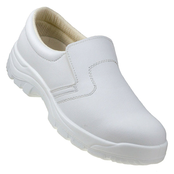 Slip On Safety Shoe White