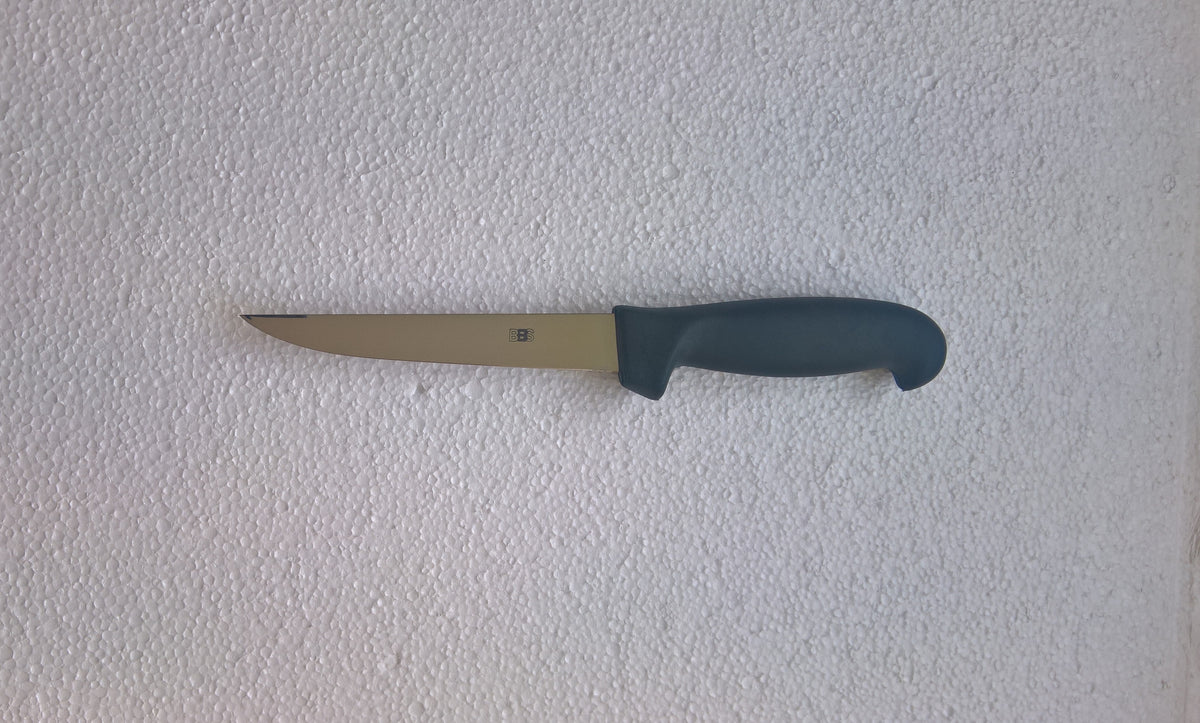 Icel Straight Boning Knife 6" Black