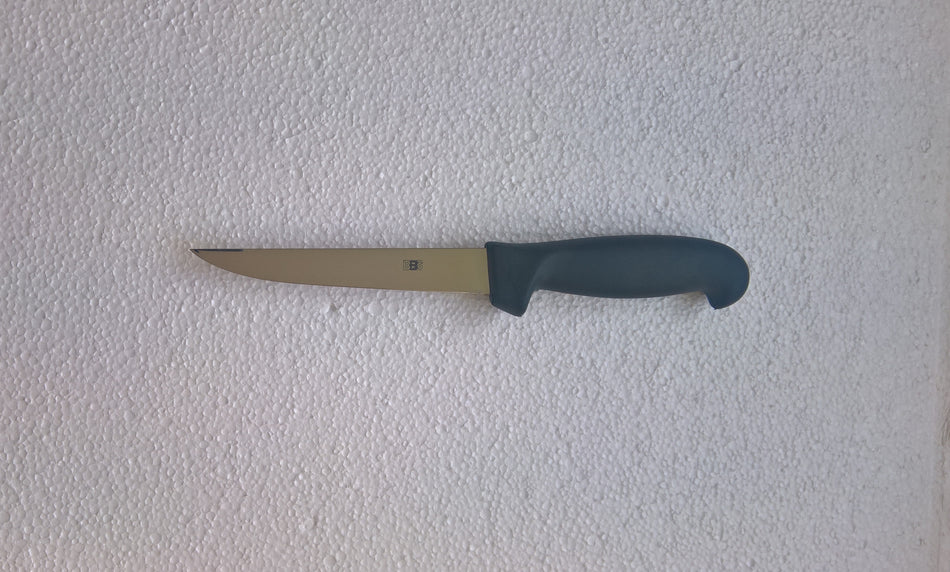 Icel Straight Boning Knife 6" Black